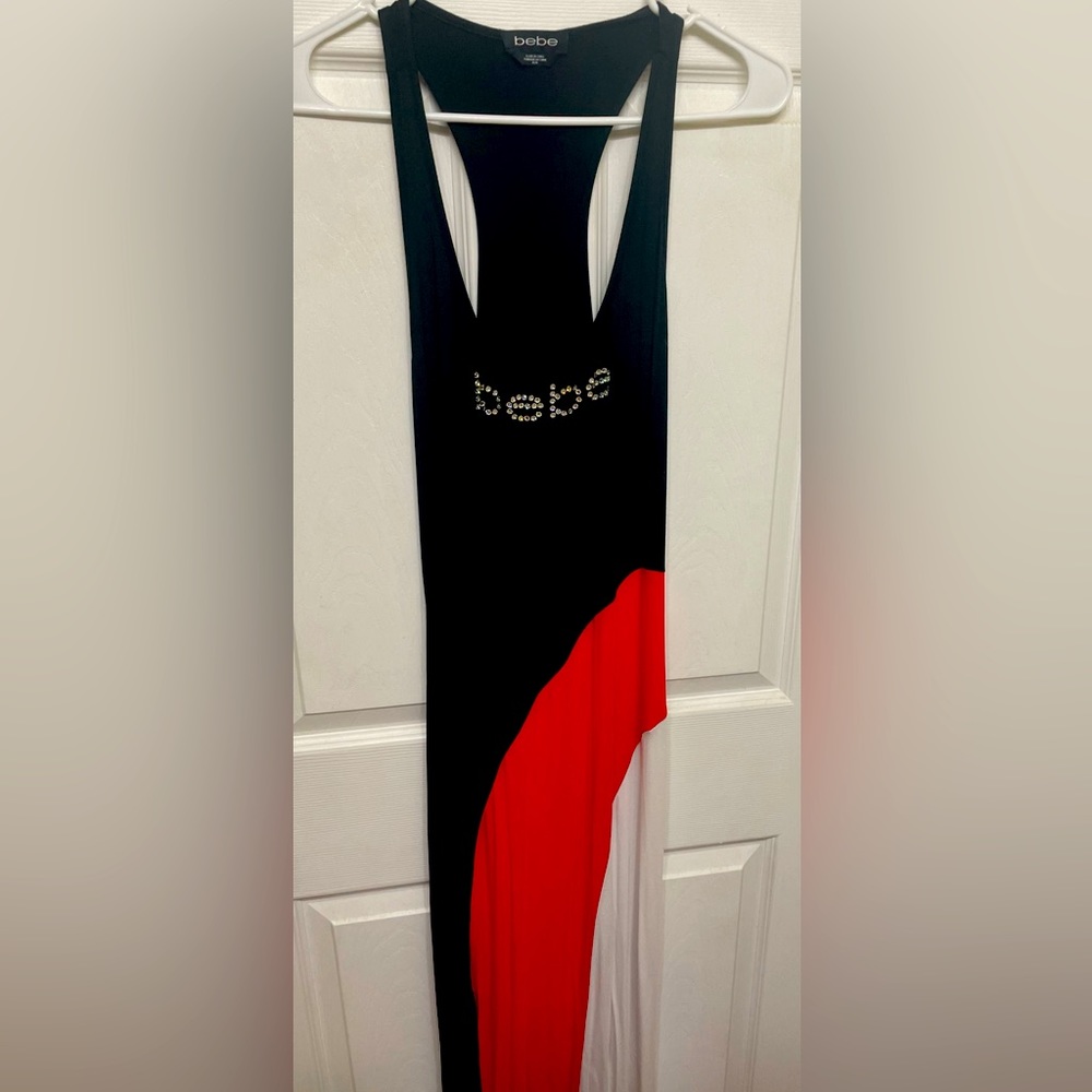 Bebe Racerback Maxi Dress